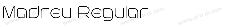 Madreu Regular字体转换 Madreu Regular字体转换